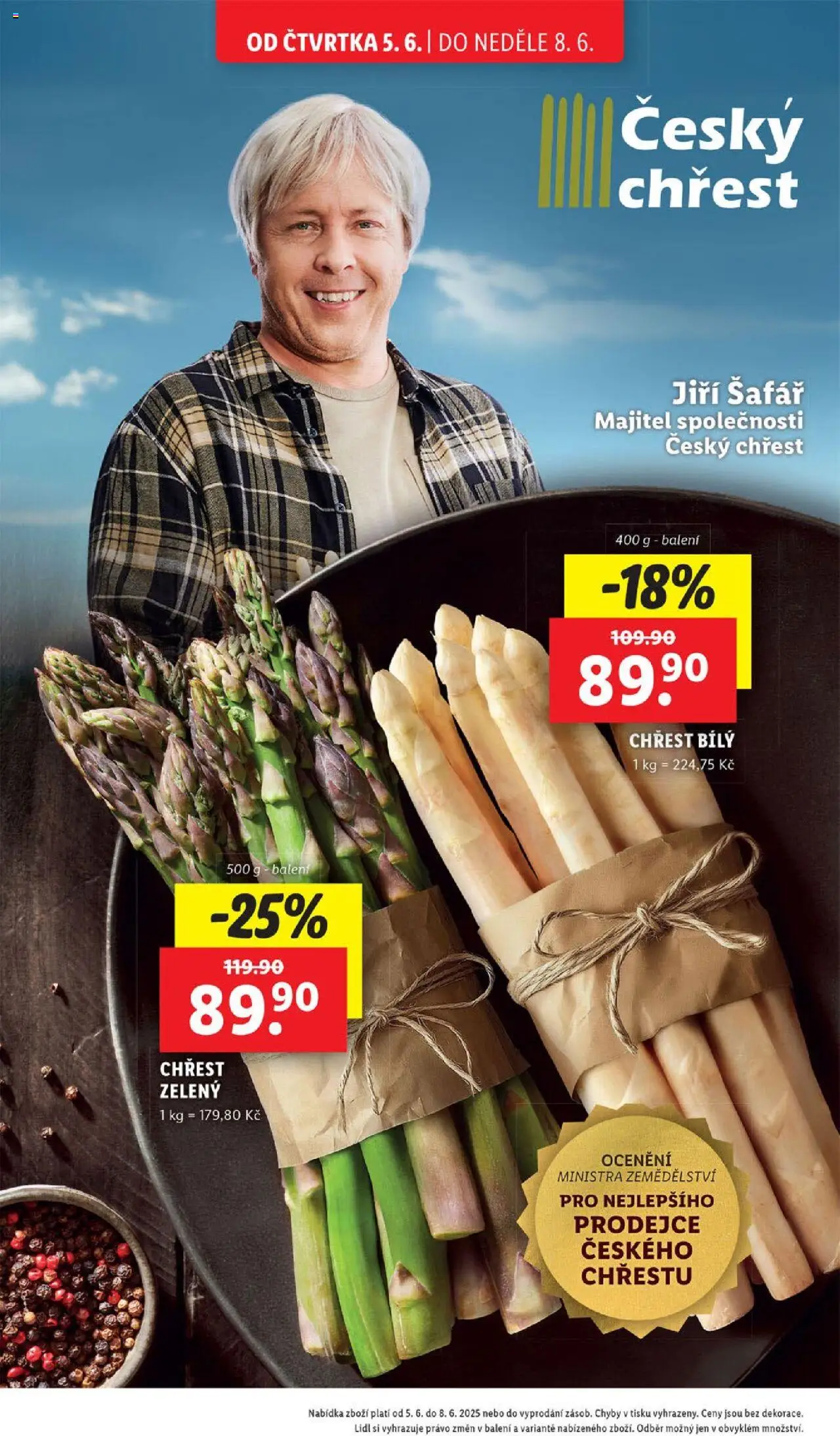 Lidl leták od 05.06.2025 | Strana: 10 | Produkty: Chřest
