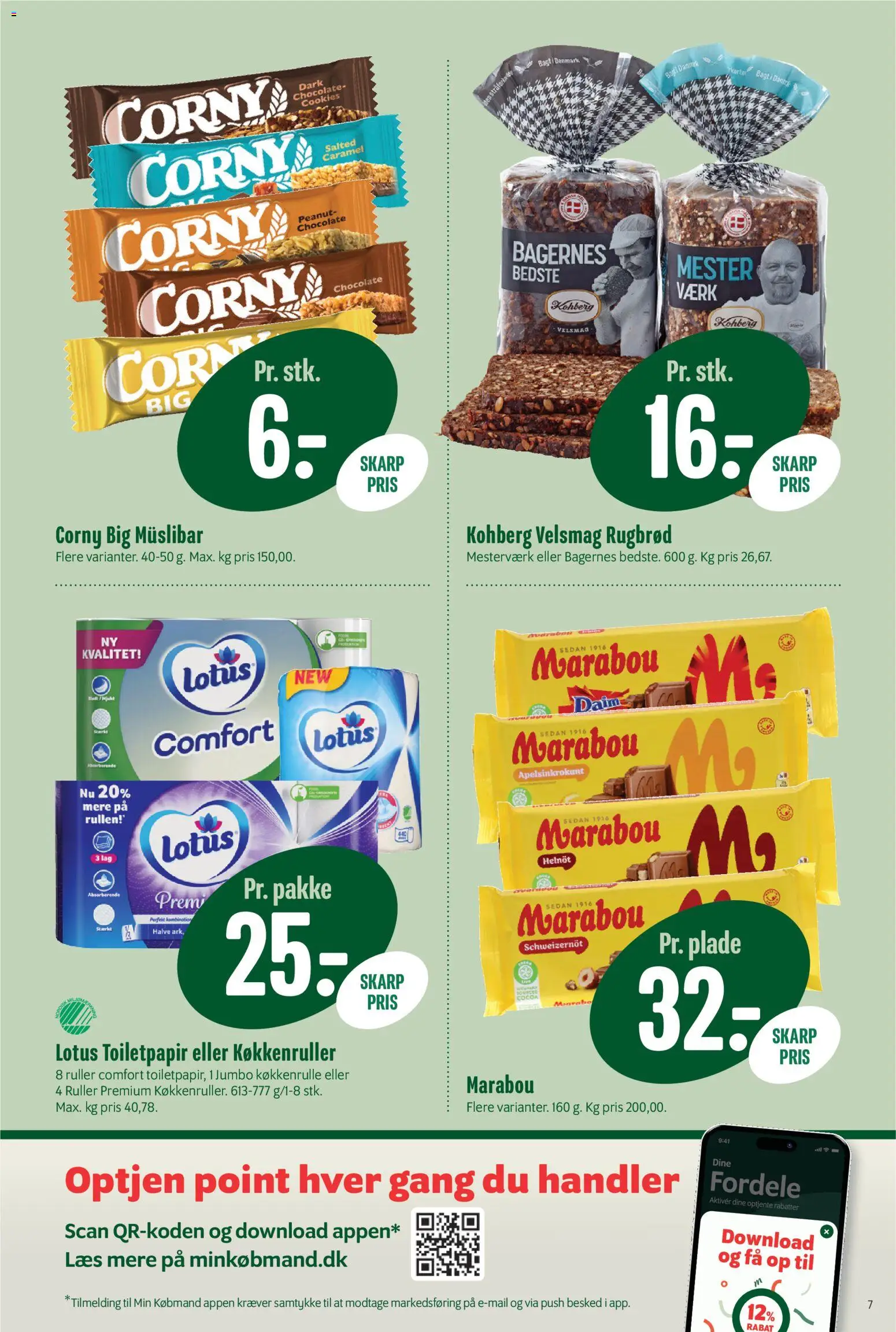 Min Købmand tilbudsavis – gyldig fra 20.02.2026 | Side: 8 | Produkter: Cookies, Rugbrød