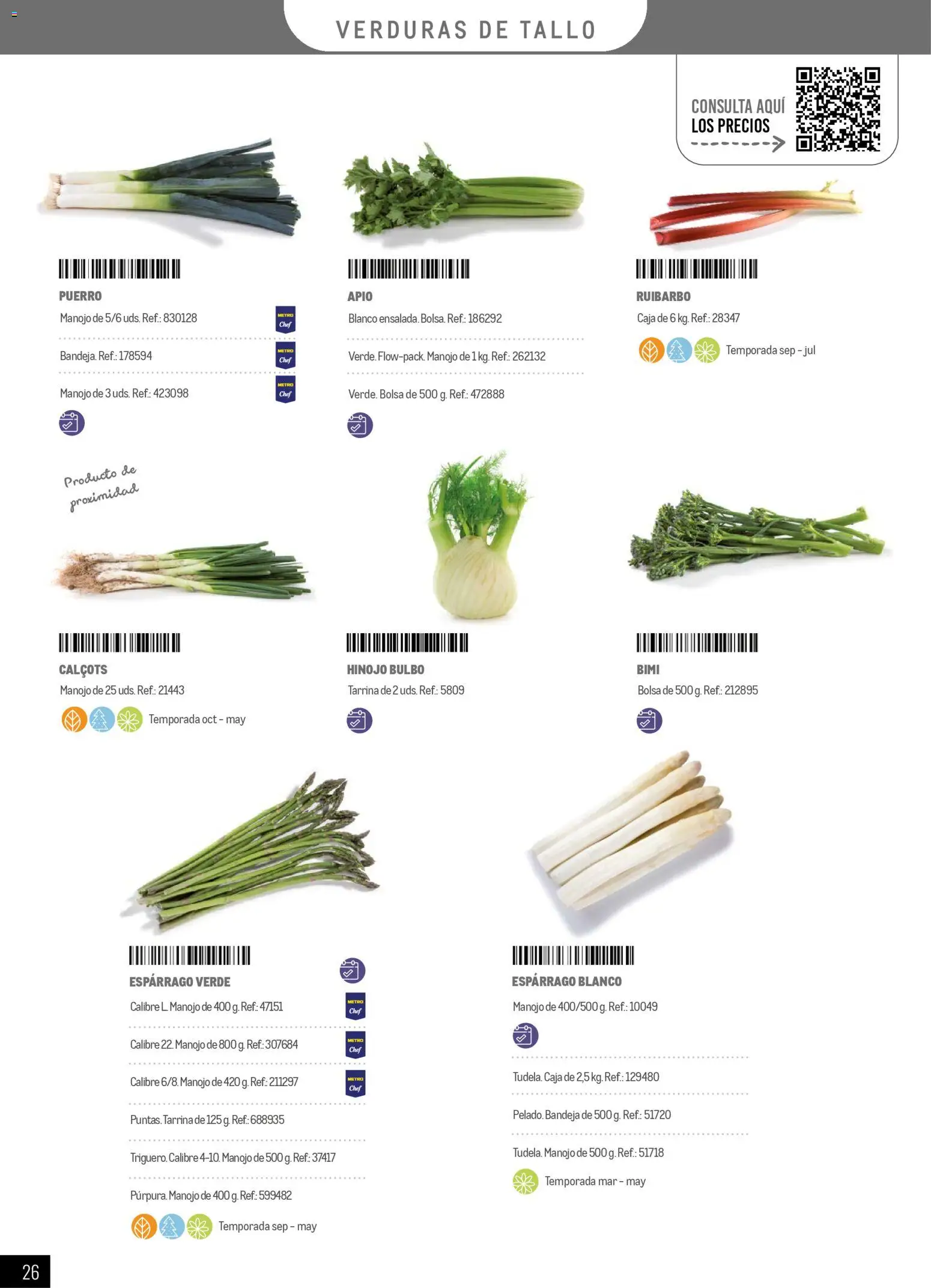 Makro - Especial Frutas y Verduras Península │ válido desde el 05.01.2026 | Página: 26 | Productos: Bolsa, Bandeja, Caja