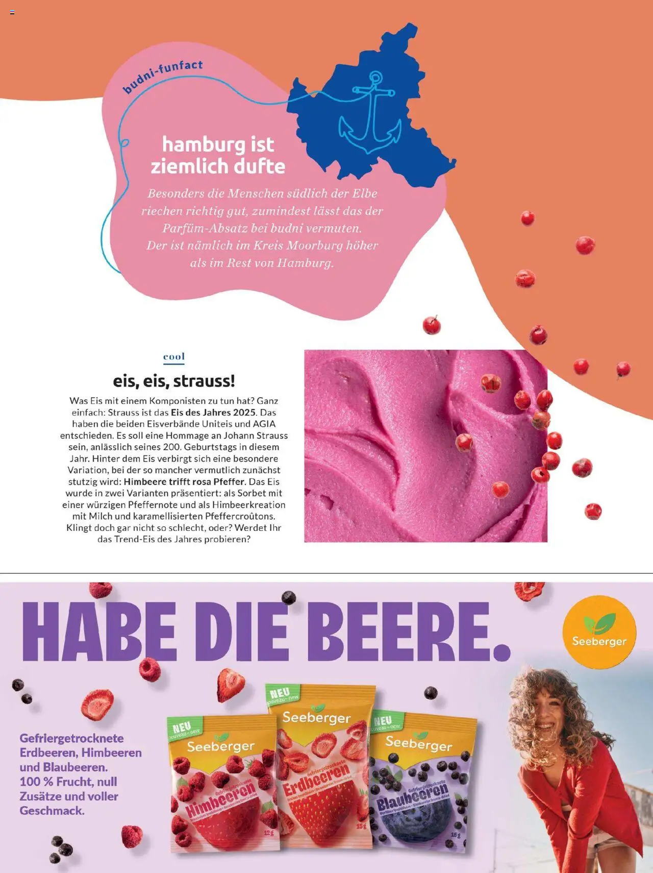 Budni Perle Magazin 04/25 - gültig ab dem 13.07.2025 | Seite: 9 | Produkte: Himbeeren, Milch, Blaubeeren, Erdbeeren
