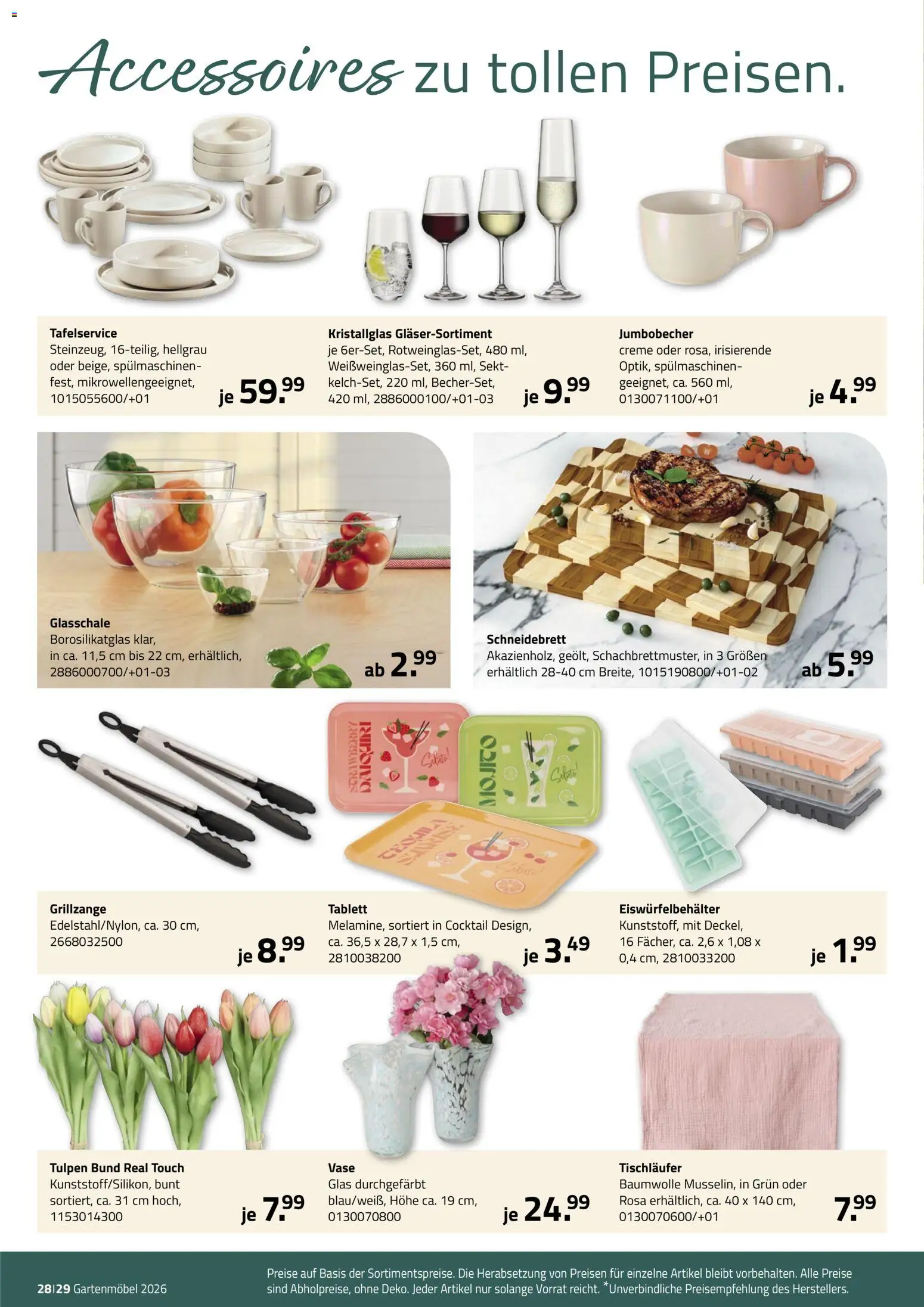 Roller Garten looks – gültig ab 23.02.2026 | Seite: 28 | Produkte: Sekt, Gartenmöbel, Vase, Creme