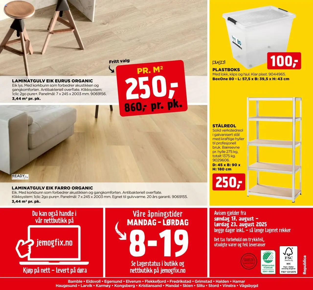  | Side: 20 | Produkter: Hylle