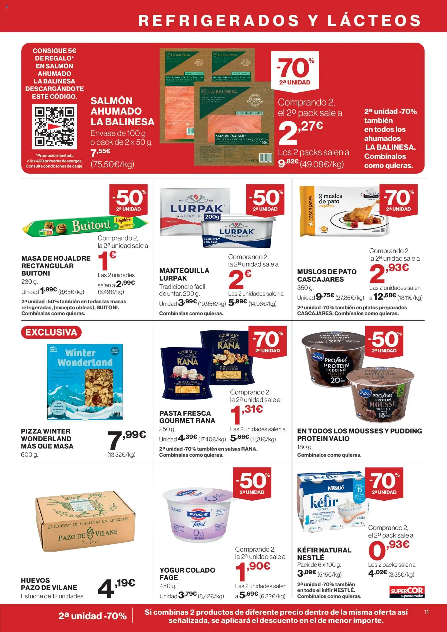 Supercor folleto │ válido desde el 26.02.2026 | Página: 11 | Productos: Queso, Chocolate, Pizza, Συσκευή ροής