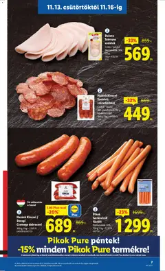 Lidl Akciós újság - amely érvényes a következő dátumtól: 13.11.2025 | Oldal: 7