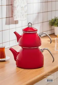 04.09.2025 tarihinden itibaren geçerli olan Karaca kataloğu önizlemesi | Sayfa: 95 | Ürünler: Çaydanlık