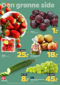 Jordbær, 400 g. Udenlandske. gyldig fra 04.04.2026 | Side: 11 | Produkter: Æbler, Jordbær