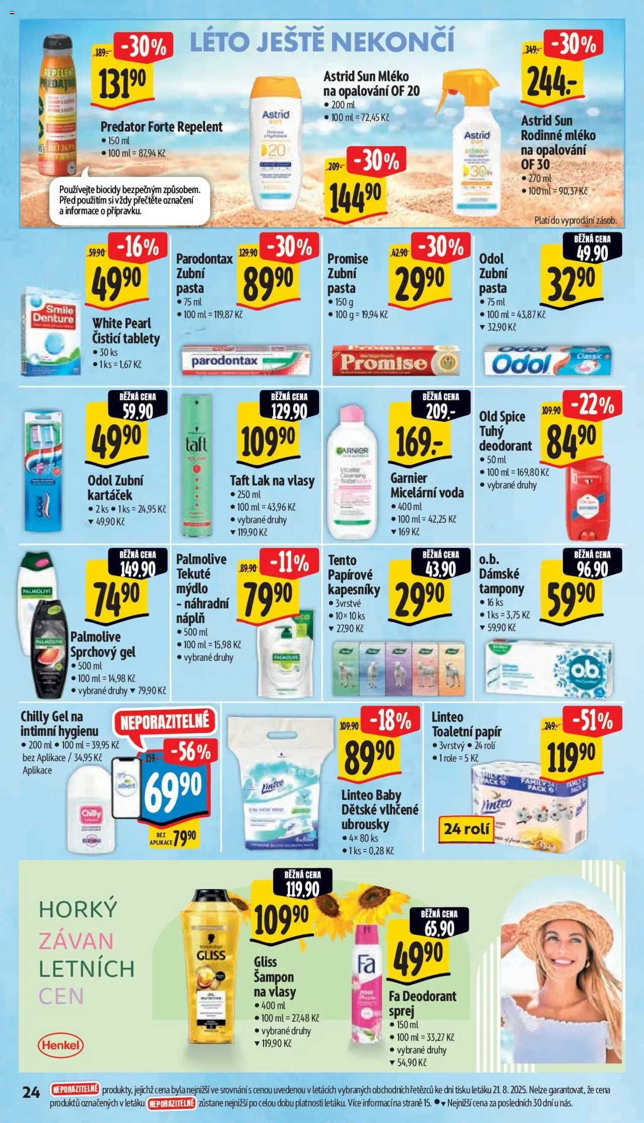 Albert leták - Supermarket od 27.08.2025 | Strana: 32 | Produkty: Mýdlo, Sprchový gel, Mléko, Toaletní papír