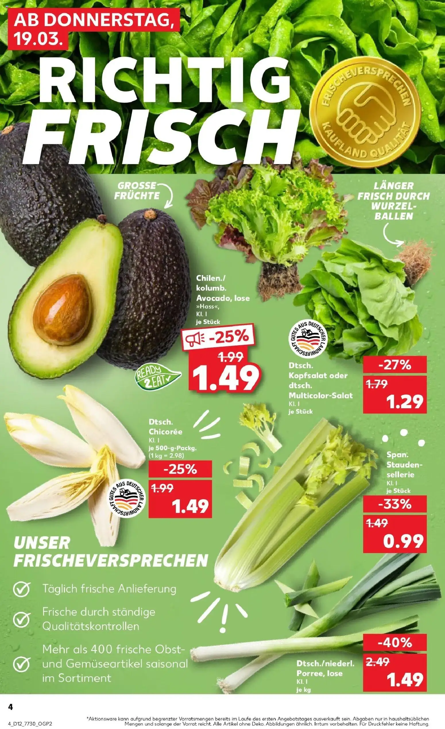 Kaufland Prospekt Dörfles-Esbach	 – gültig ab 19.03.2026 | Seite: 12 | Produkte: Avocado, Obst