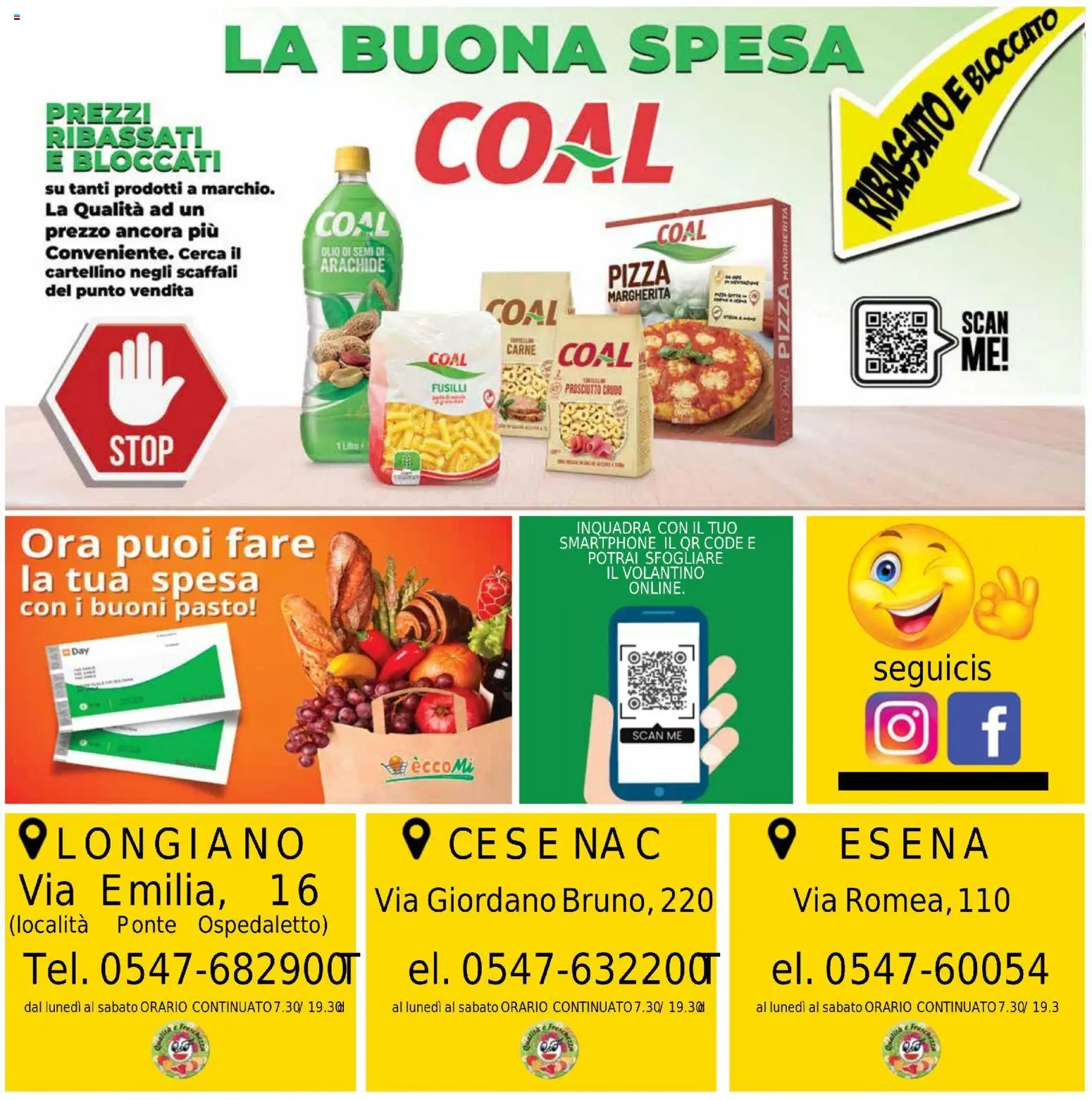 Volantino Coal del 23.10.2025 | Pagina: 28 | Prodotti: Prosciutto Crudo, Pizza, Olio, Prosciutto