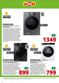 Anteprima del volantino Comet Asciugatrici e Lavasciuga catalogo valido a partire dal 10.10.2025 | Pagina: 10 | Prodotti: Abiti, Scarpe, Monitorare, Samsung