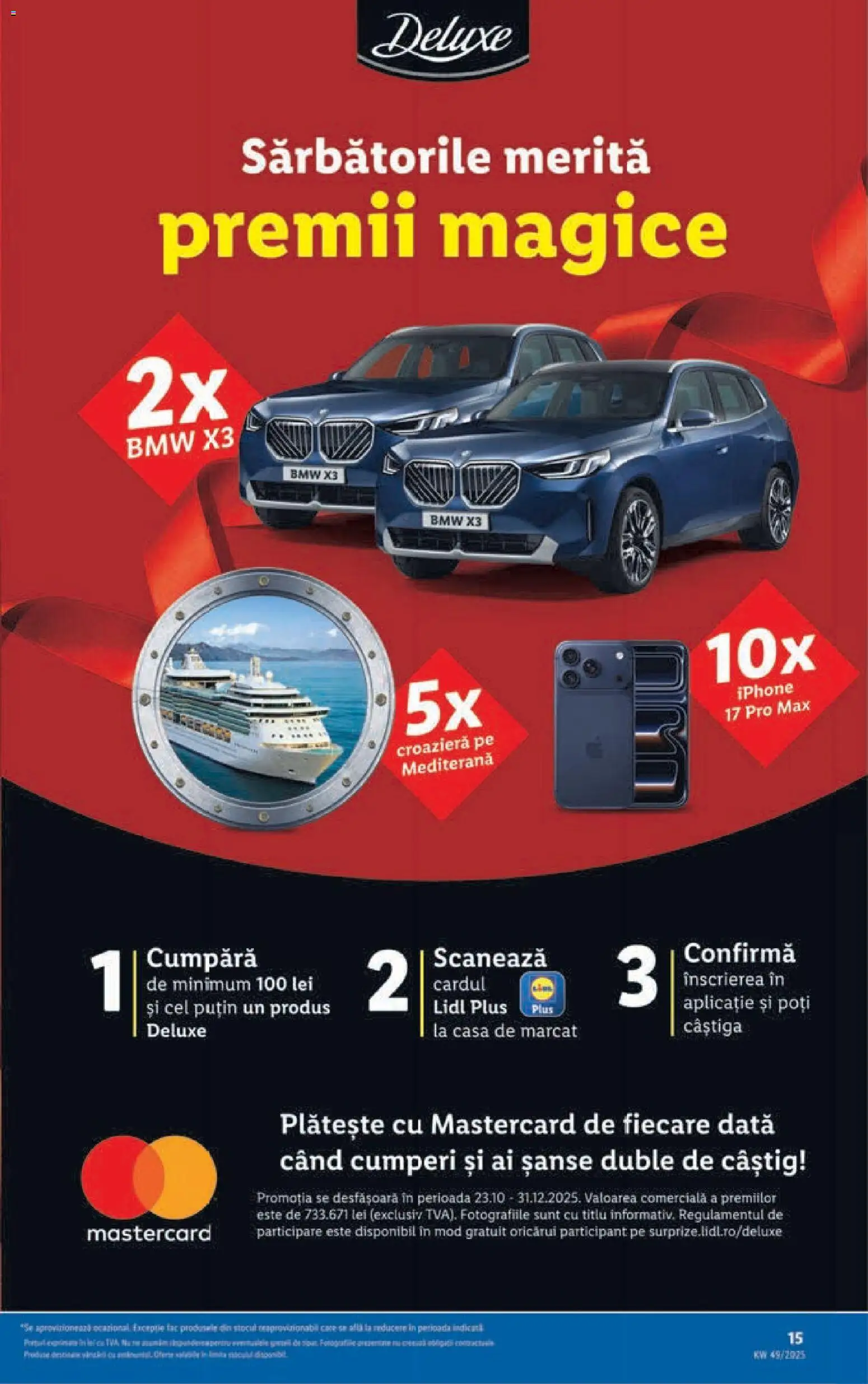 Noul catalog Lidl – valabil de la 01.12.2025 | Pagină: 15 | Produse: Smartphone, Apple