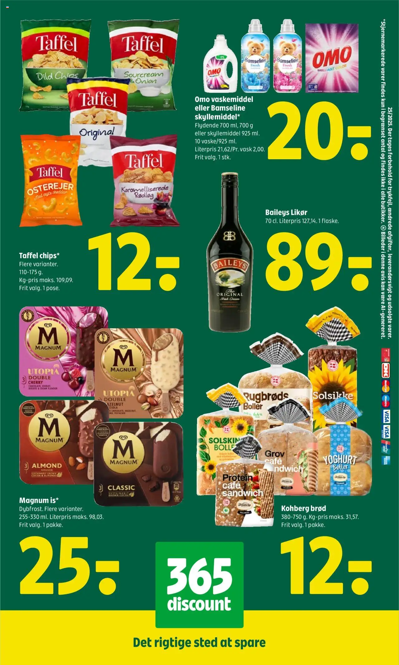 Coop 365 Tilbudsavis gyldig fra 19.06.2025 | Side: 24 | Produkter: Amendoins, Brød, Chips, Rødløg