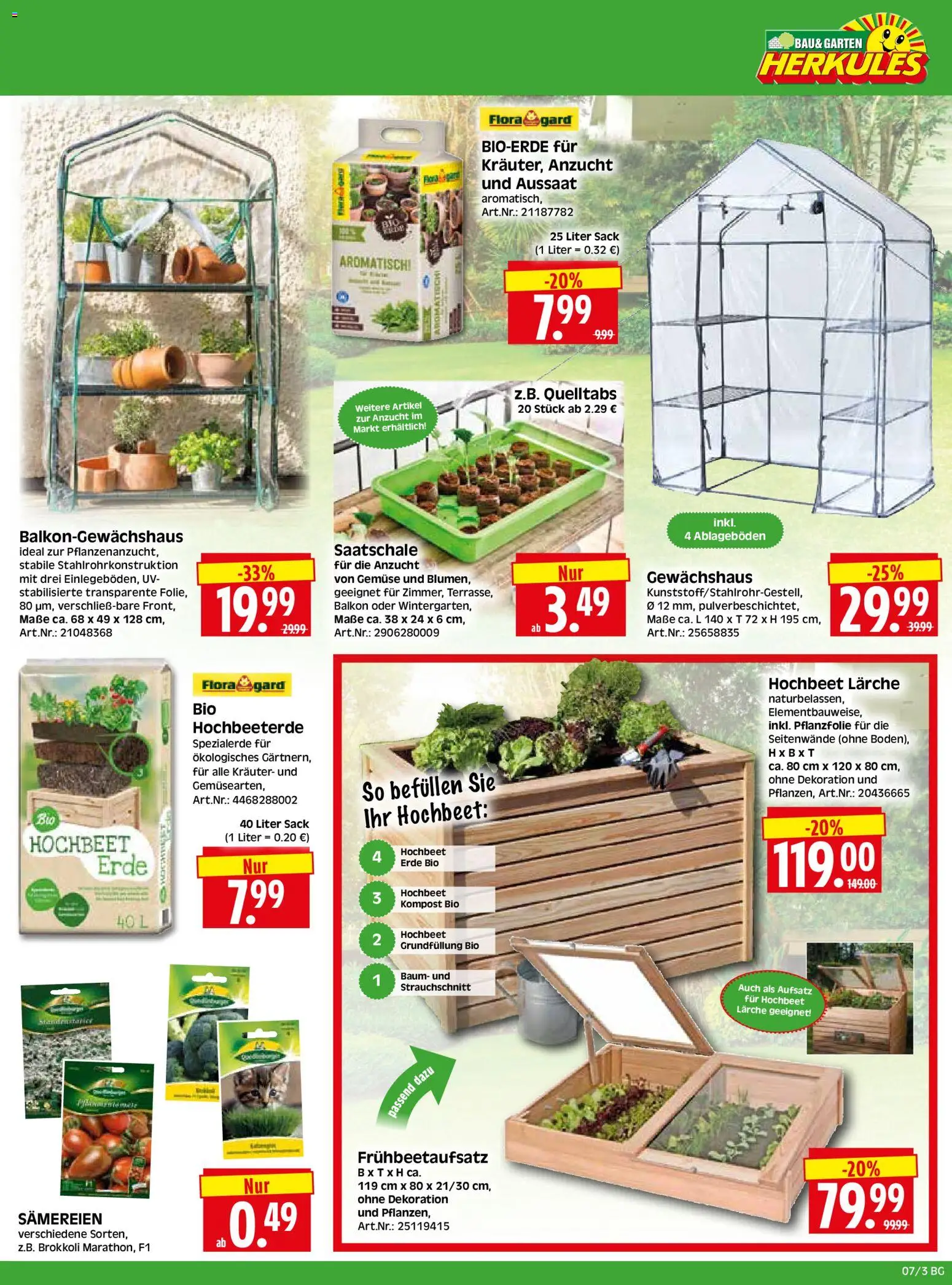 HERKULES Bau & Garten – gültig ab 09.02.2026 | Seite: 3