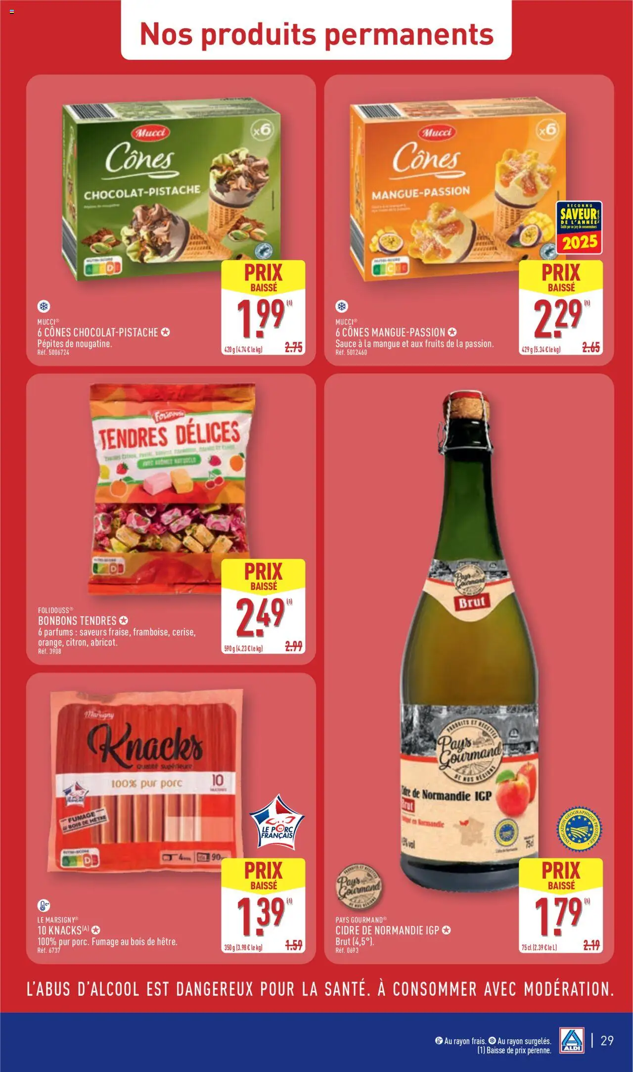  | Page: 32 | Produits: Mangue, Cidre, Porc, Bonbons