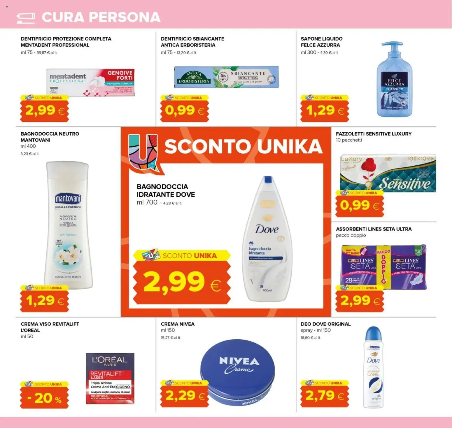Volantino Oasi del 15.12.2025 | Pagina: 22 | Prodotti: Crema, Sapone, Fazzoletti, Menta
