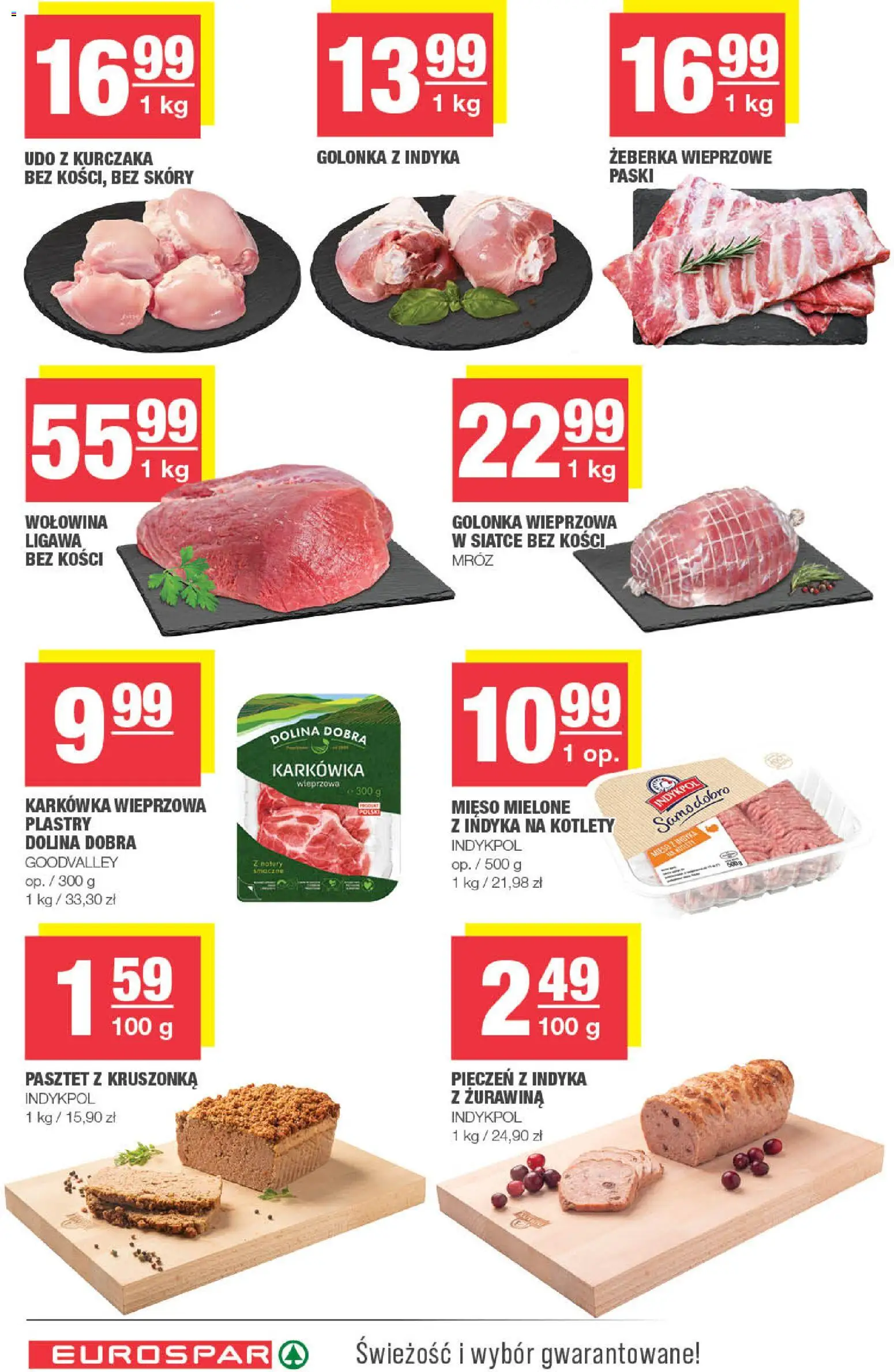 Spar Gazetka - Eurospar od 19.11.2025 | Strona: 6 | Produkty: Karkówka, Mięso, Mięso mielone, Wołowina