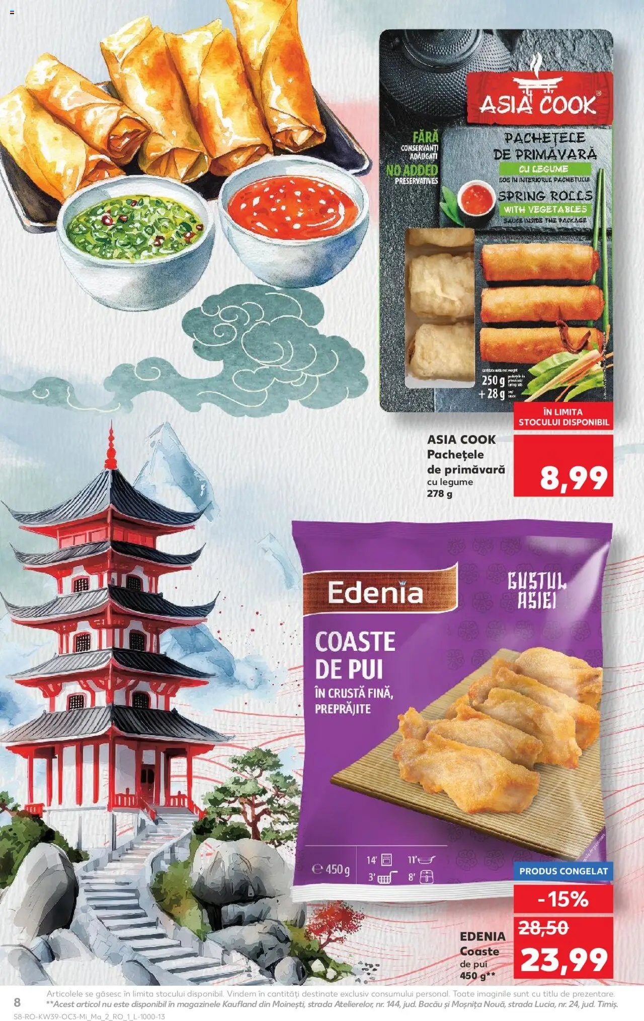 Kaufland RO akciós ujság - amely érvényes a következő dátumtól: 24.09.2025 | Oldal: 8