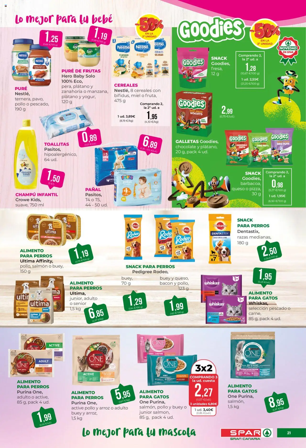 Spar folleto │ válido desde el 17.10.2025 | Página: 21 | Productos: Champú, Chocolate, Cereales, Galletas