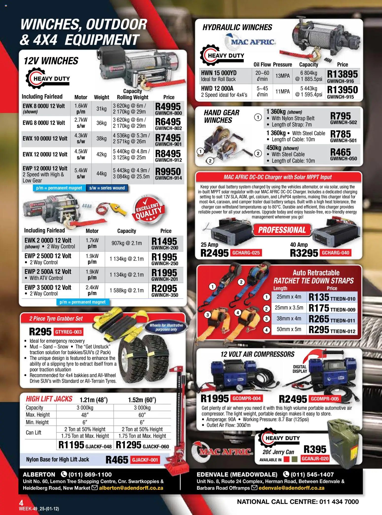 New Adendorff catalogue – valid from 01.12.2025 | Page: 6 | Products: Suit, Belt, Light, Oil