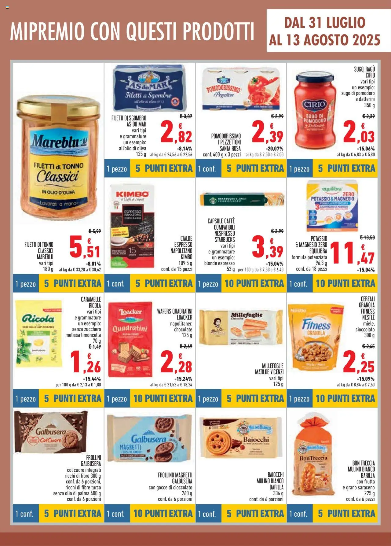 Volantino Conad del 17.07.2025 | Pagina: 13 | Prodotti: Cioccolato, Ragú, Tonno, Sugo
