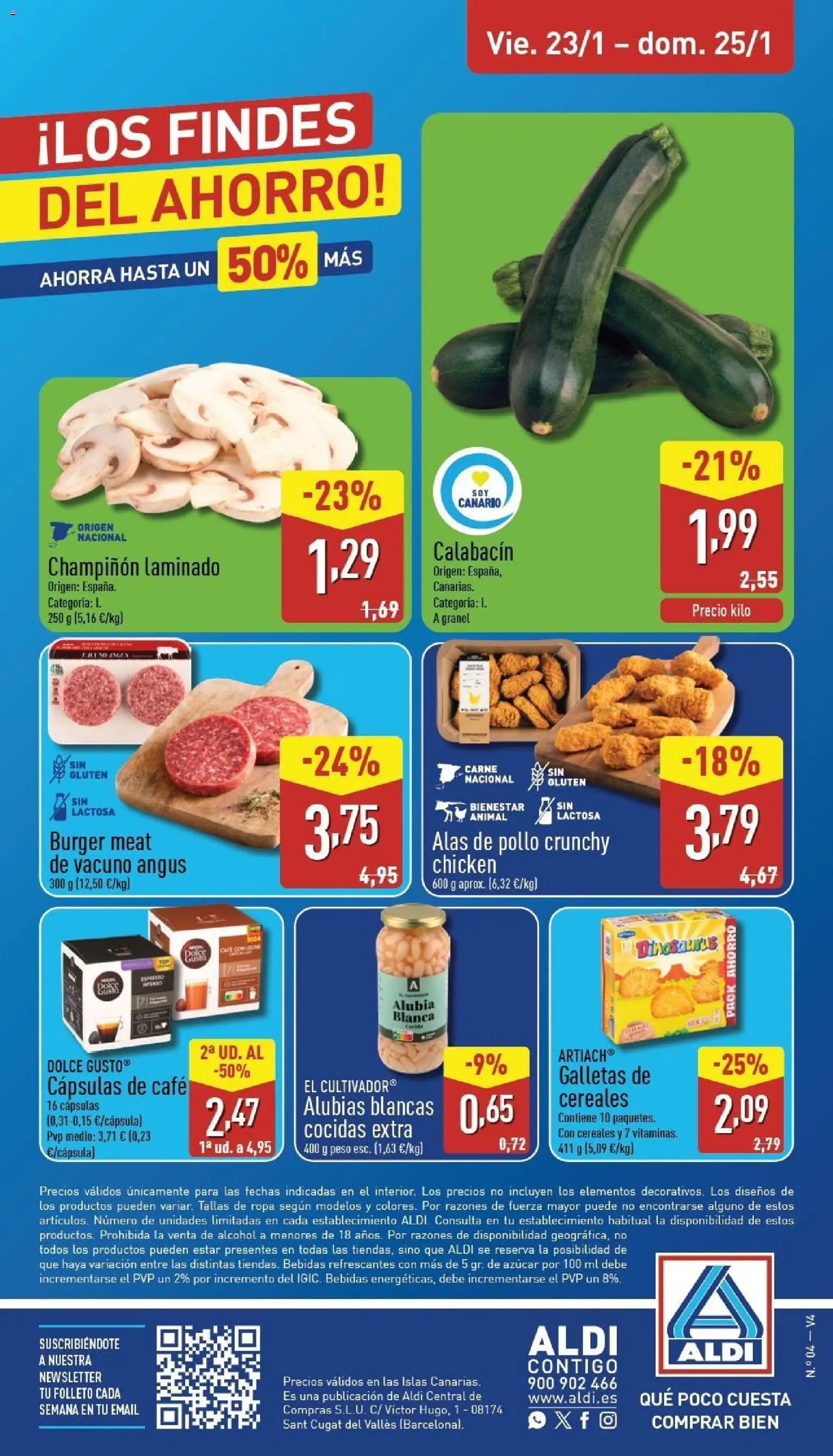 Aldi folleto Canarias │ válido desde el 19.01.2026 | Página: 24 | Productos: Café, Cereales, Galletas, Ropa