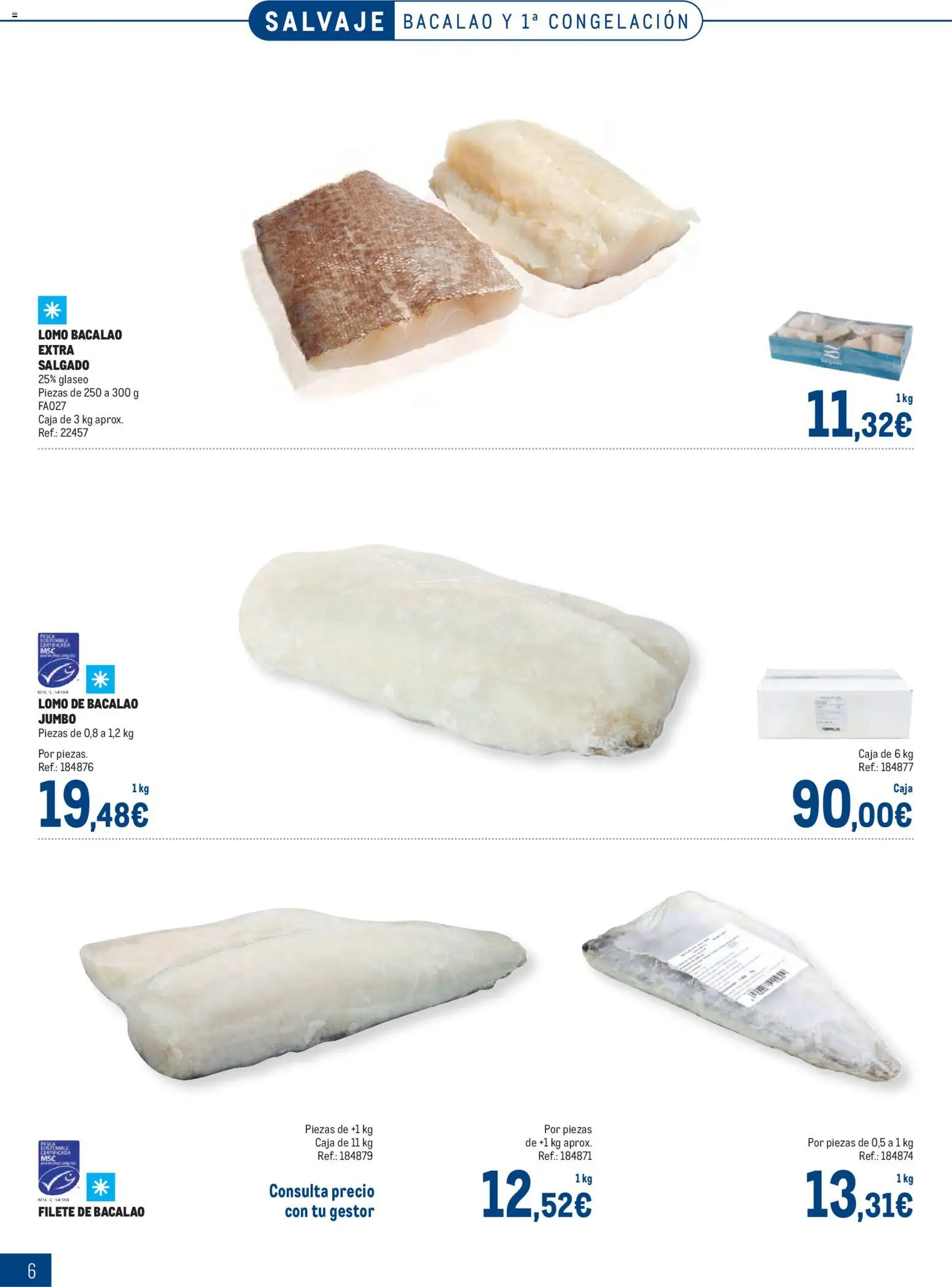 Makro Especial Pescados Levante 3 │ válido desde el 06.04.2026 | Página: 6 | Productos: Filete, Caja