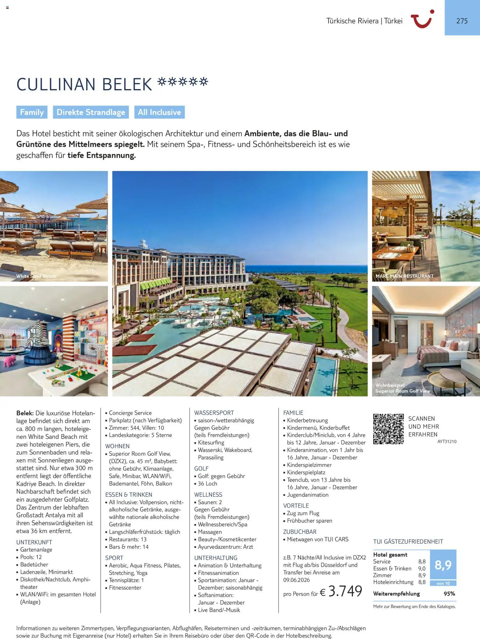 Aida  Südeuropa & Nordafrika 2026/27 – gültig ab 01.01.2026 | Seite: 275 | Produkte: Babybett