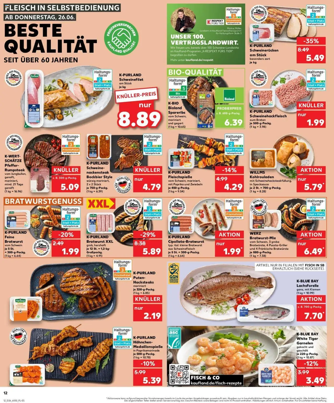 Kaufland prospekt Stadthagen	 - gültig ab dem 29.06.2025 | Seite: 23 | Produkte: Hahnchen, Fisch, Zwiebeln, Steak