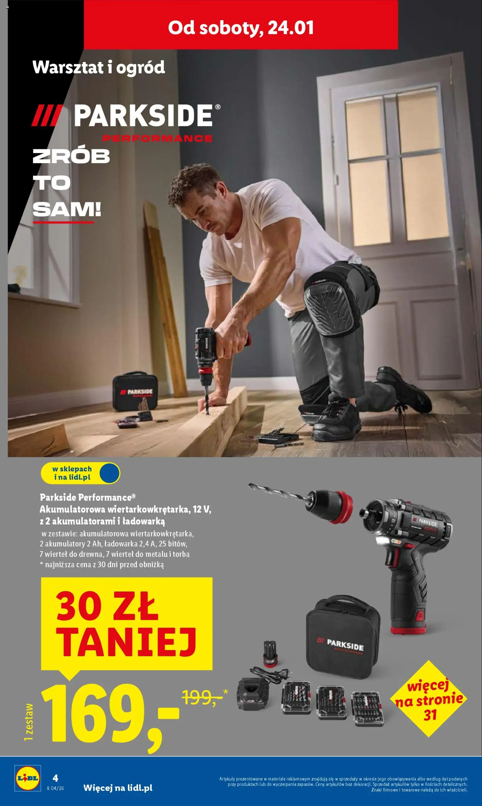 Lidl Katalog od 19.01.2026 | Strona: 4 | Produkty: Ładowarka, Torba