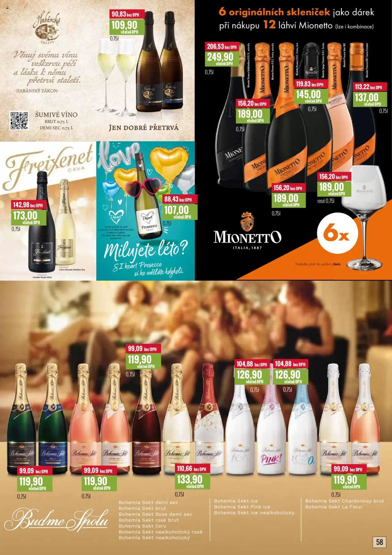 Ratio leták od 01.06.2025 | Strana: 59 | Produkty: Bohemia Sekt Demi Sec, Sekt, Bohemia Sekt Ice, Prosecco DOC