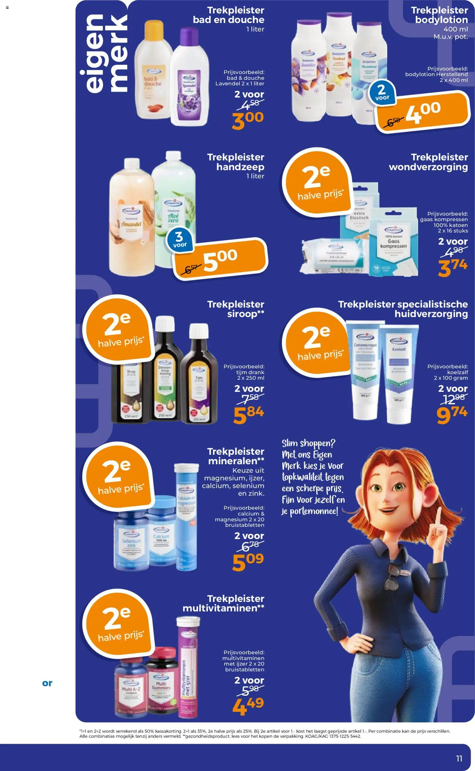 {H1} | Pagina: 11 | Producten: Portemonnee, Kan, Kompressen, Handzeep