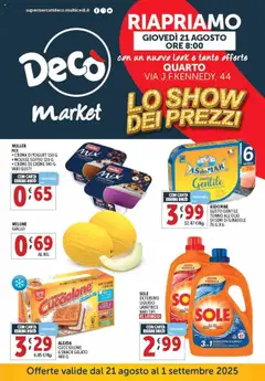 Anteprima del volantino Decò Market - Quarto catalogo valido a partire dal 21.08.2025