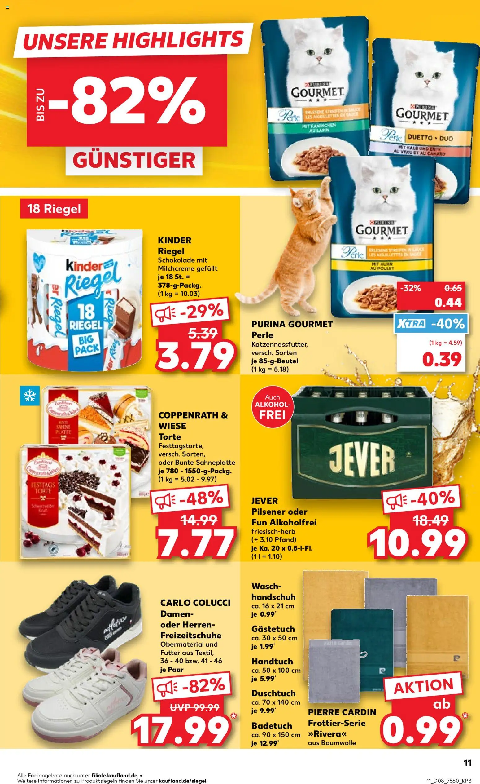 Kaufland Německo leták od 19.02.2026 | Strana: 11 | Produkty: Gourmet, Purina, Kinder