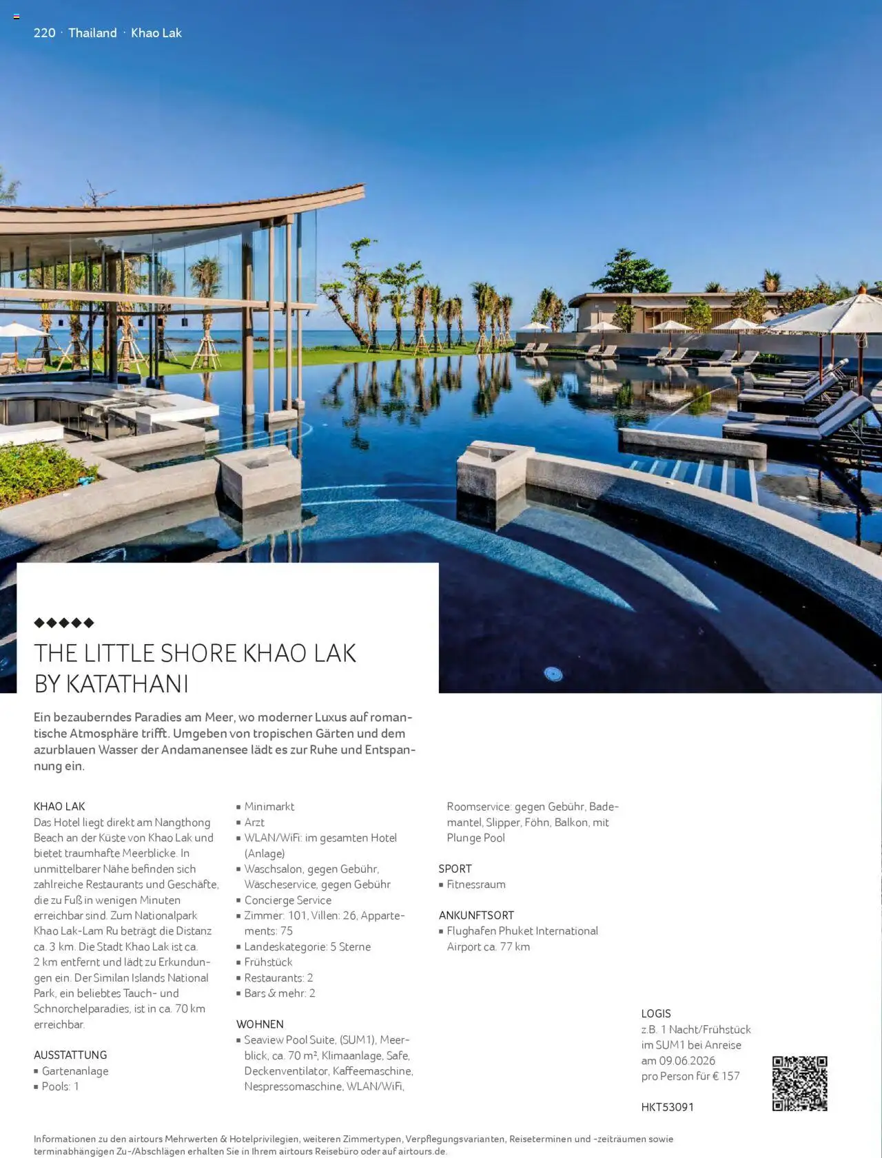 TUI airtours Katalog  Erstklassige Fernreisen 2025/26 – gültig ab 01.11.2025 | Seite: 220 | Produkte: Wasser