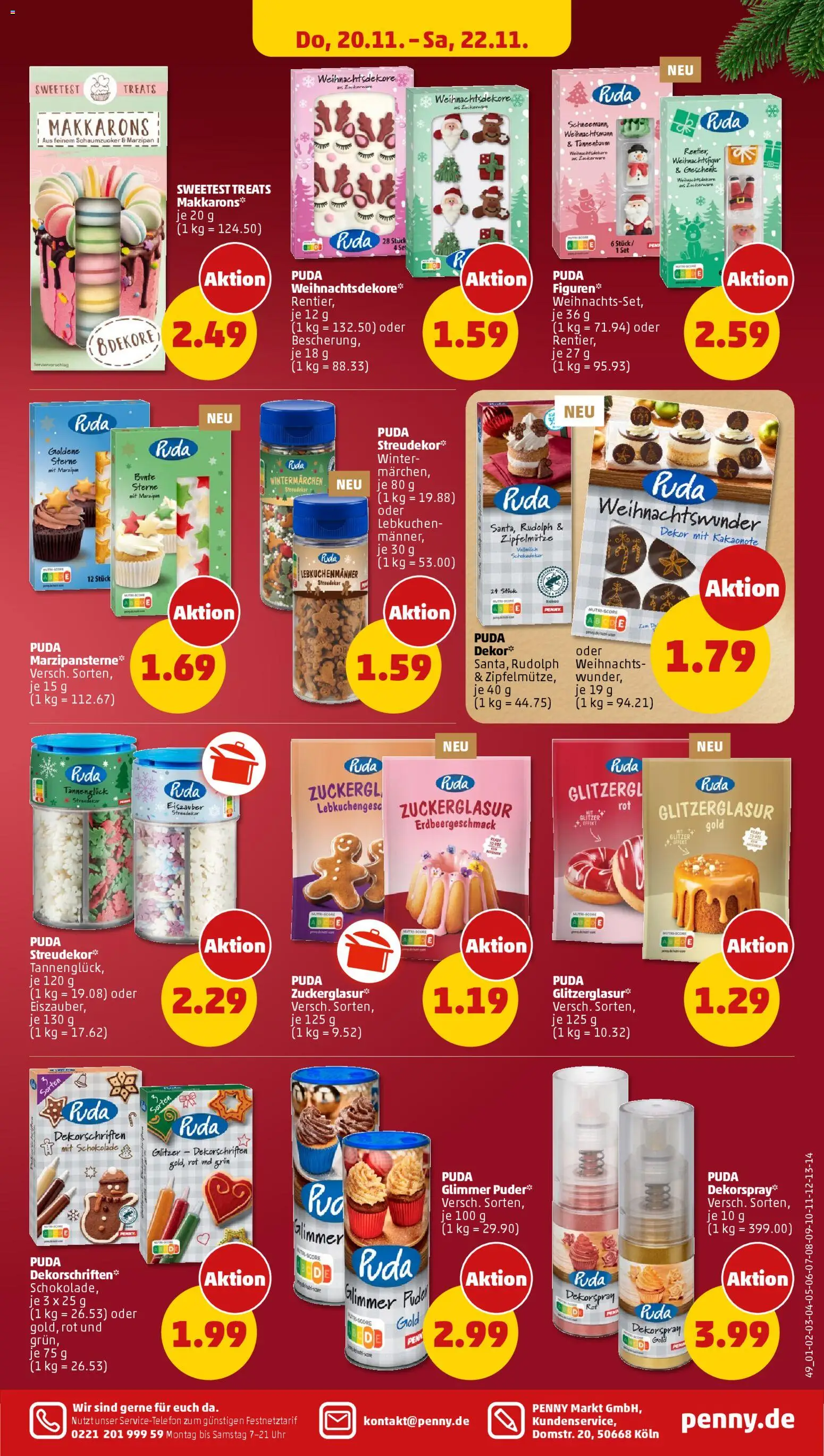 Penny Prospekt 	 – gültig ab 17.11.2025 | Seite: 37 | Produkte: Schokolade, Puder, Uhr