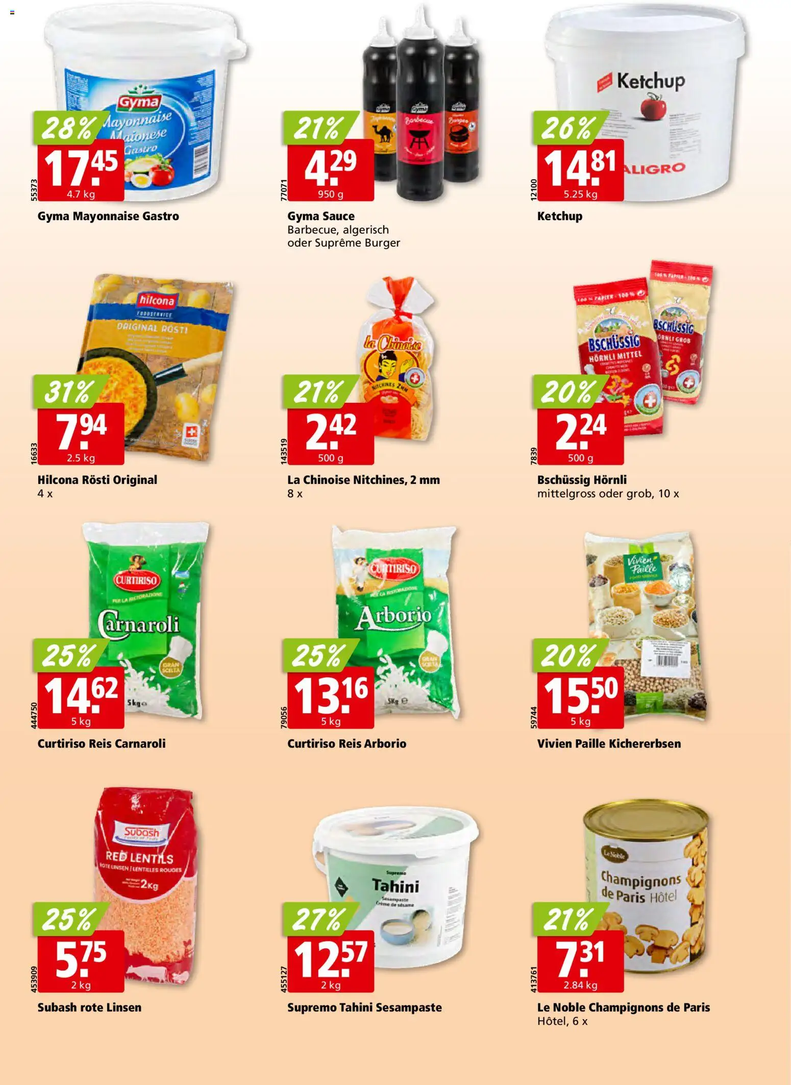 Aligro Aktionen – gültig ab 02.03.2026 | Seite: 22 | Produkte: Burger, Champignons, Reis, Mayonnaise