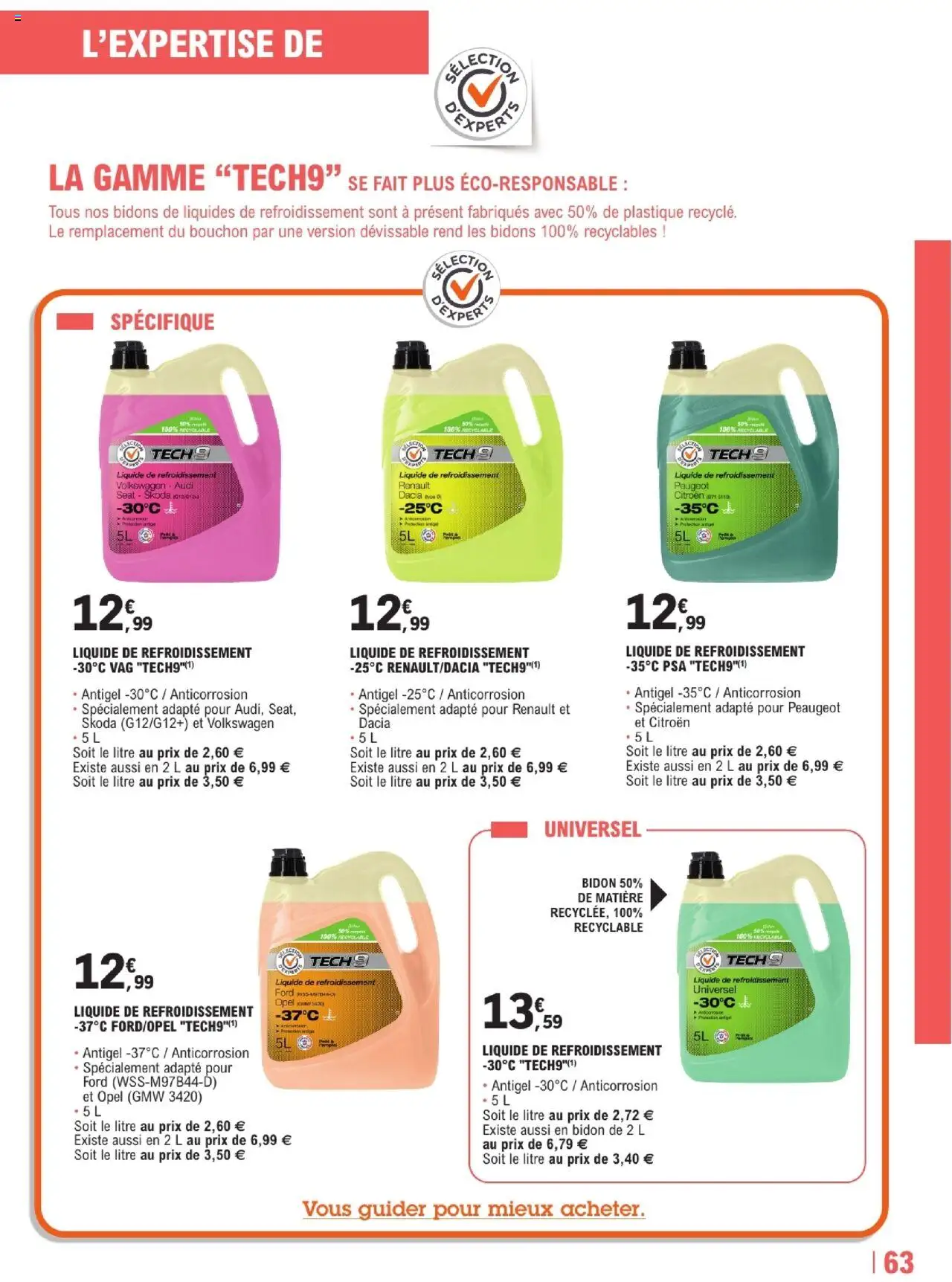  | Page: 63 | Produits: Liquide de refroidissement