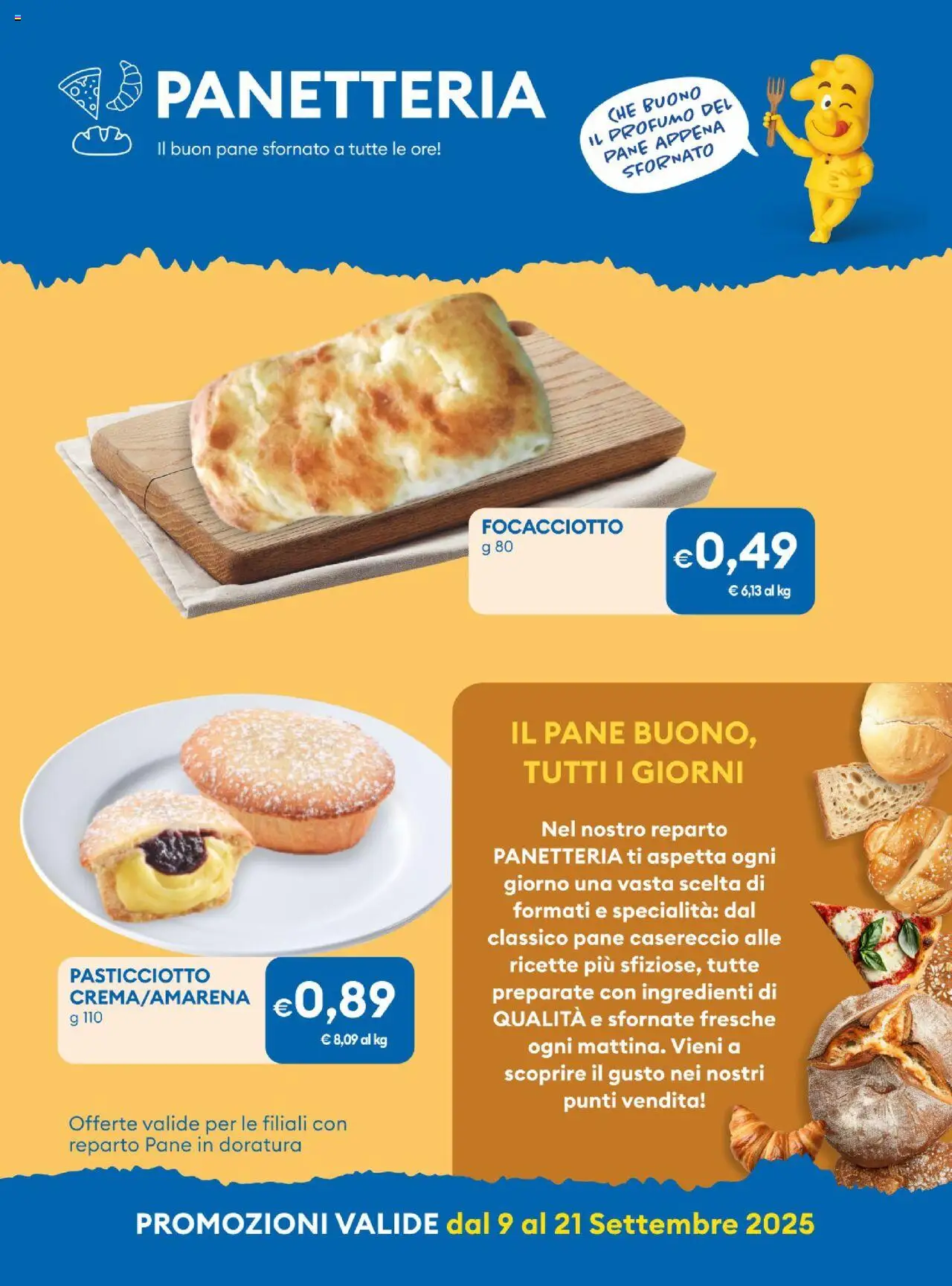Volantino MD Discount del 09.09.2025 | Pagina: 7 | Prodotti: Pane, Profumo