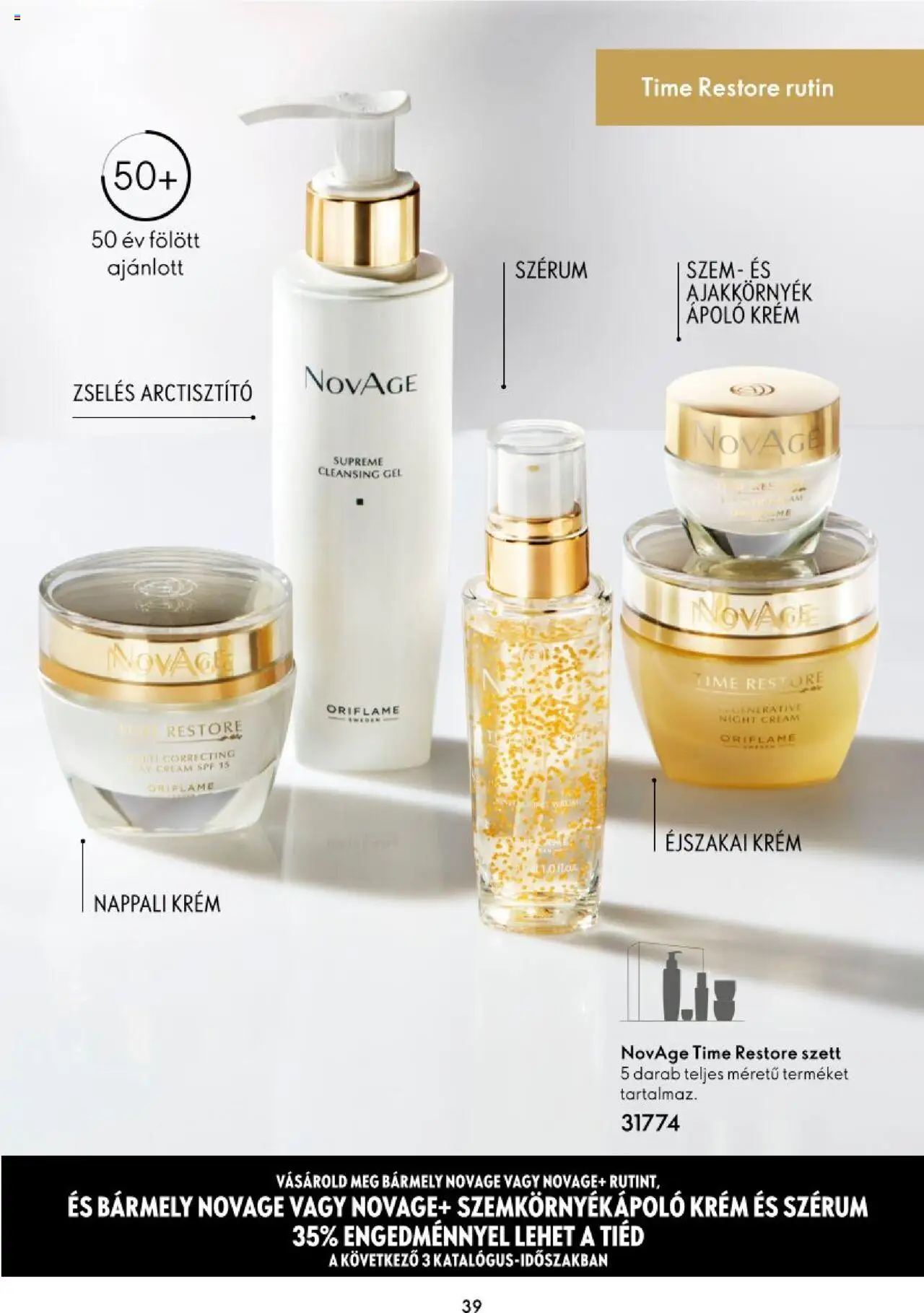 Oriflame akciós ujság - amely érvényes a következő dátumtól: 16.11.2023 | Oldal: 39 | Termékek: Szemkörnyékápoló