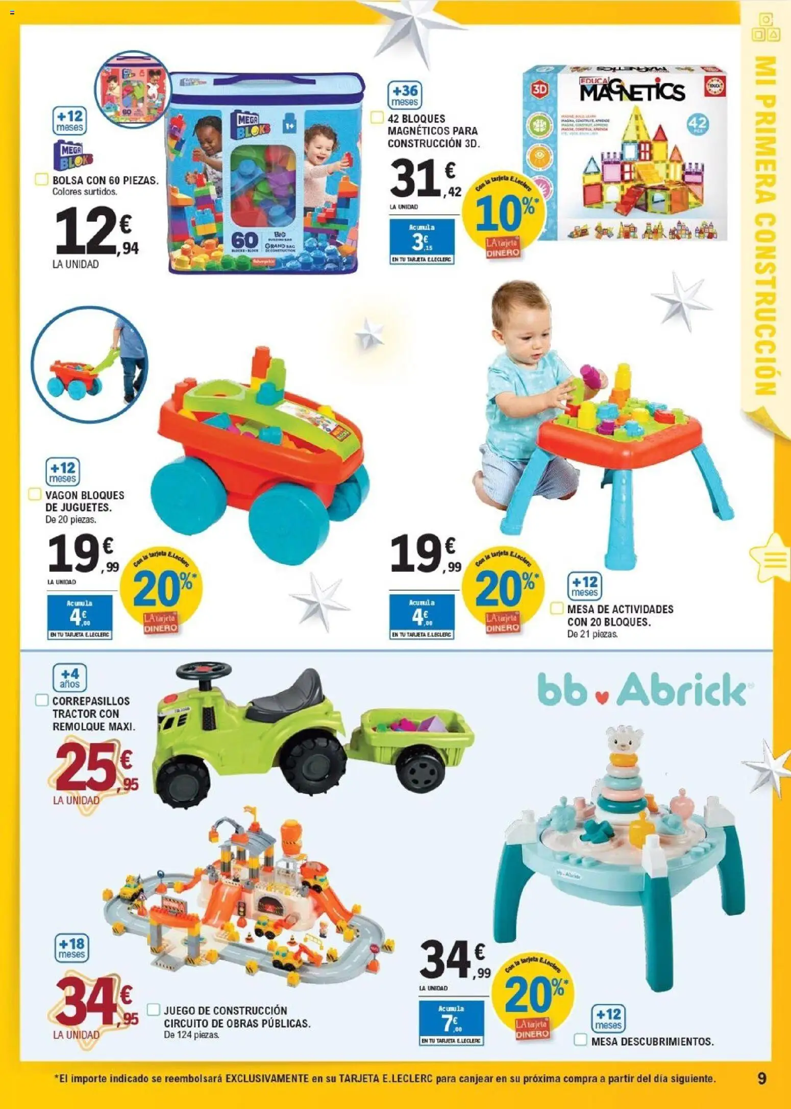E.Leclerc - Juguetes  │ válido desde el 03.11.2025 | Página: 9 | Productos: Juguetes, Bolsa, Mesa