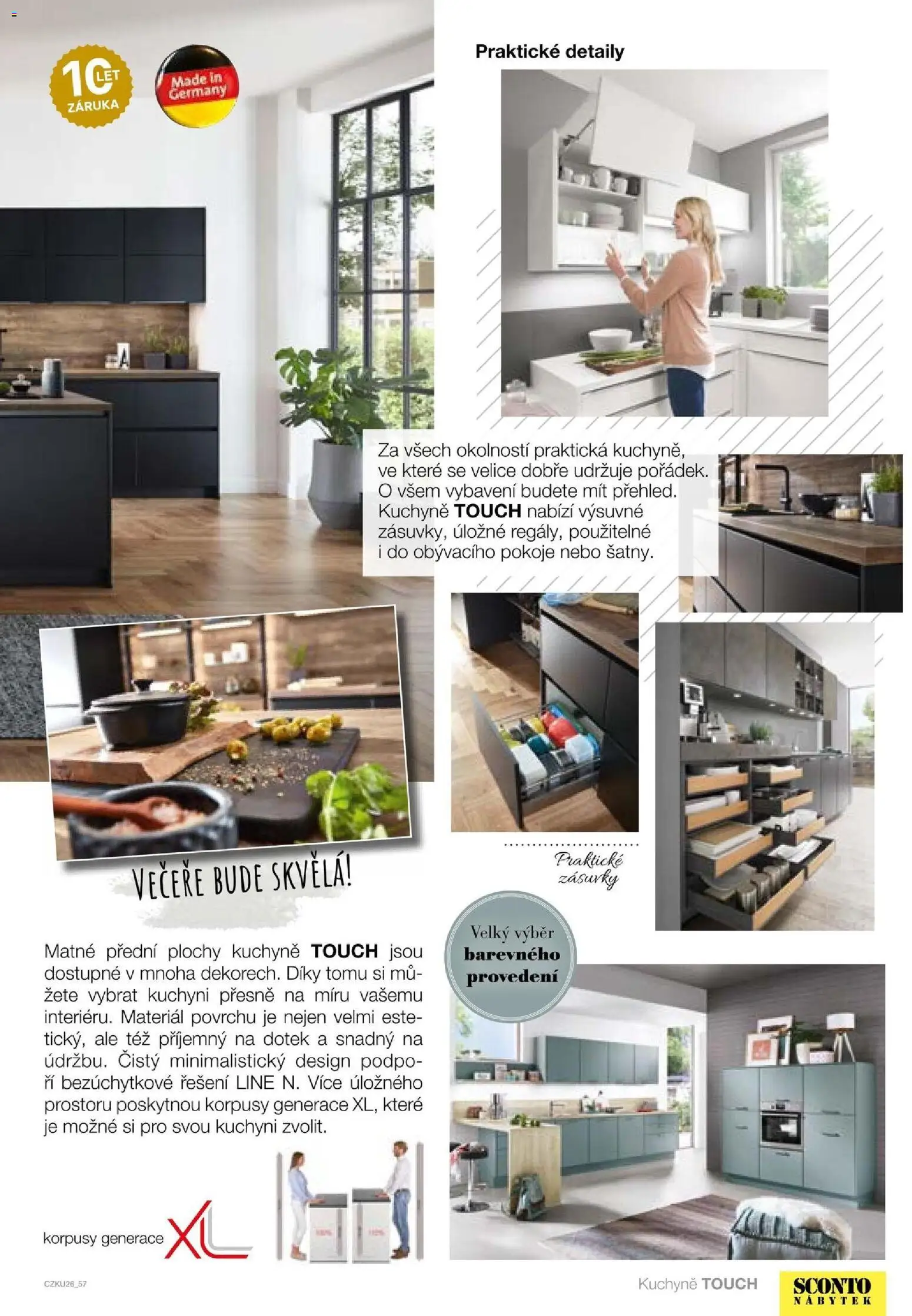 Sconto nábytek katalog - Kuchyně na míru od 06.01.2026 | Strana: 57 | Produkty: Nábytek, Kuchyně