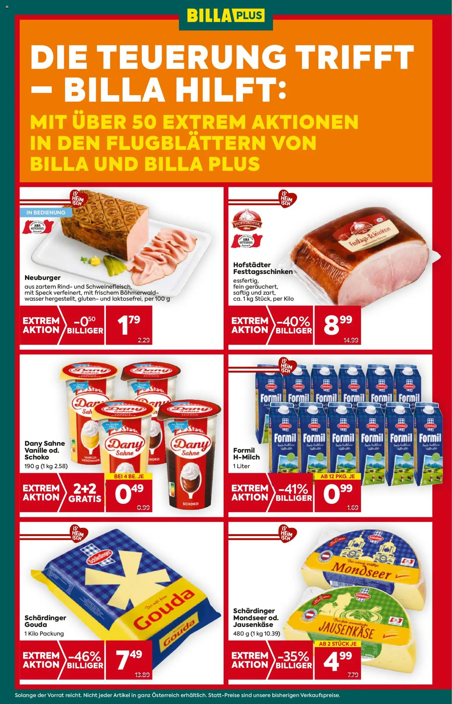 Billa Plus Flugblatt - Wien gültig ab 06.11.2025 | Seite: 4 | Produkte: Sahne, Wasser