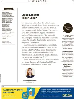 Migros Magazin ab 29.12.2025 gültig | Seite: 7