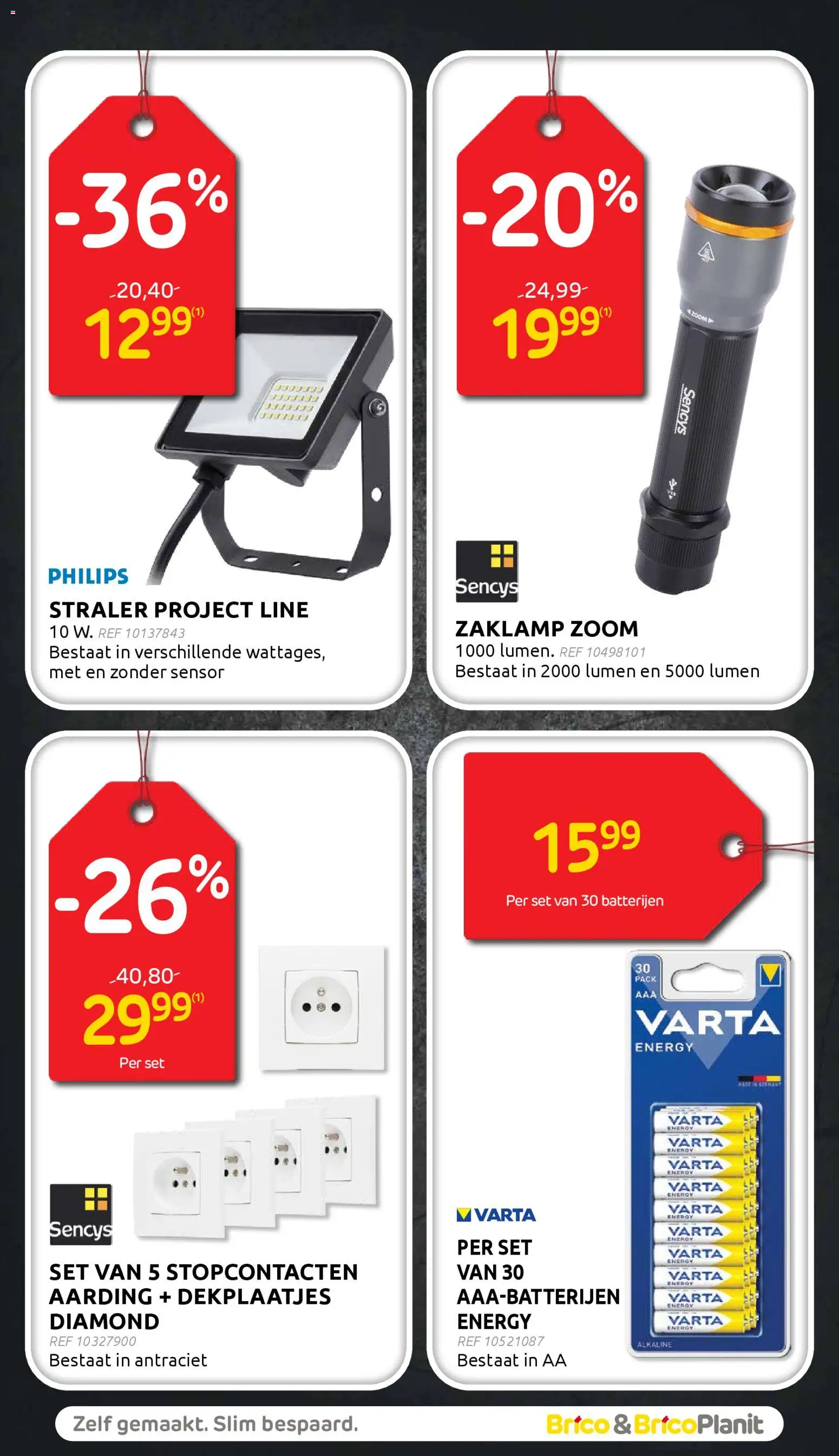 {H1} | Pagina: 17 | Producten: Zaklamp, Batterijen