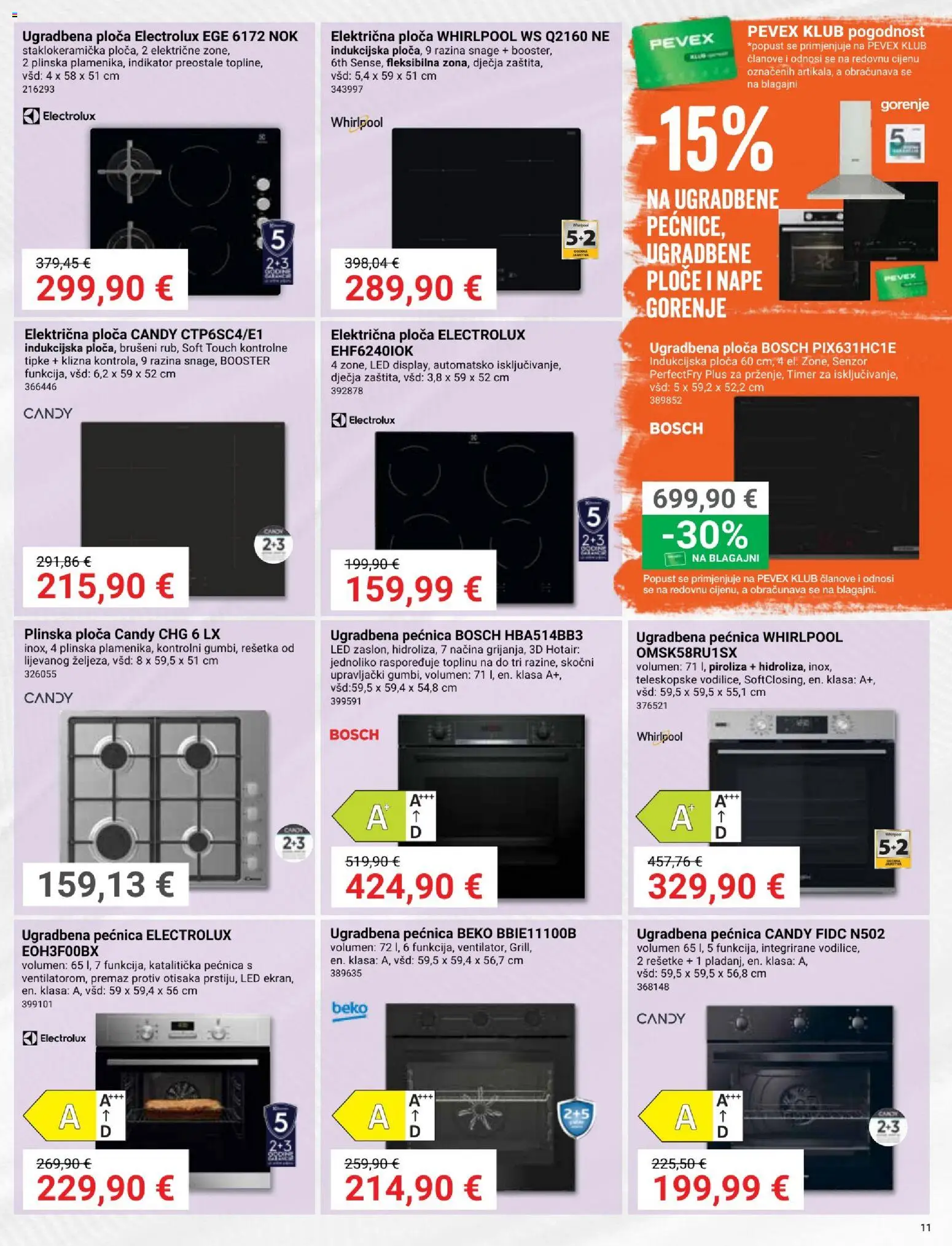 Pevex katalog | vrijedi od 03.04.2026 | Stranica: 11