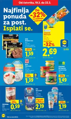 NIXE Smoked Tuna, Smoked Tuna in sunflower oil - Pregled kataloga iz trgovine Lidl, vrijedi od 16.03.2026 | Stranica: 50