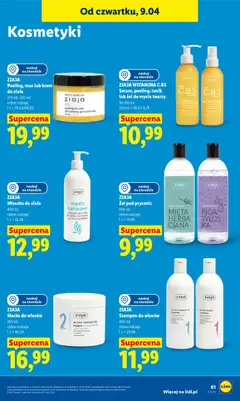 Pogląd oferty "ZIAJA Żel pod prysznic, 500 ml różne rodzaje" - ważna od 09.04.2026 | Strona: 61