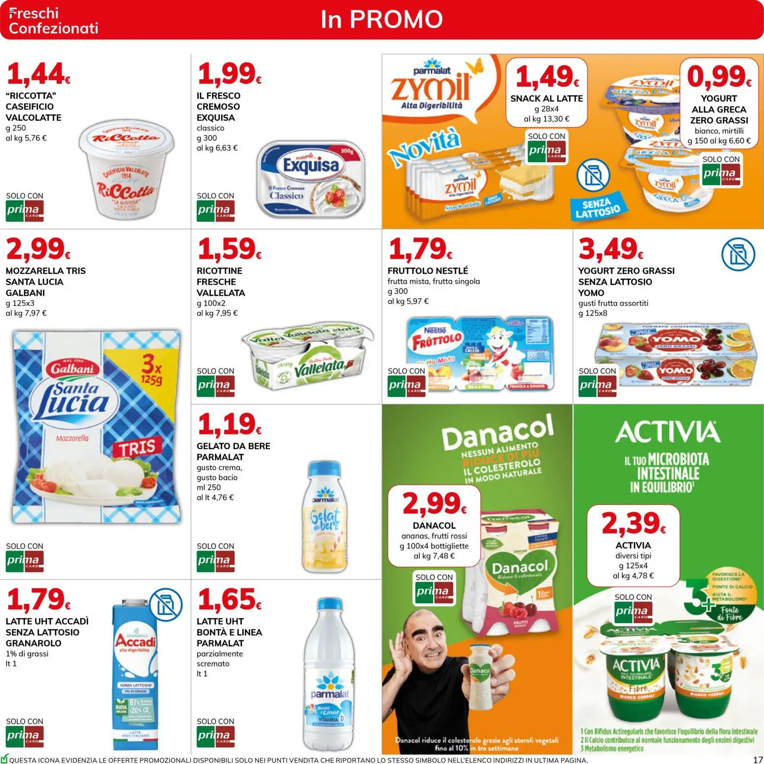 Volantino Basko del 13.01.2026 | Pagina: 17 | Prodotti: Yogurt, Cereali, Gelato, Latte