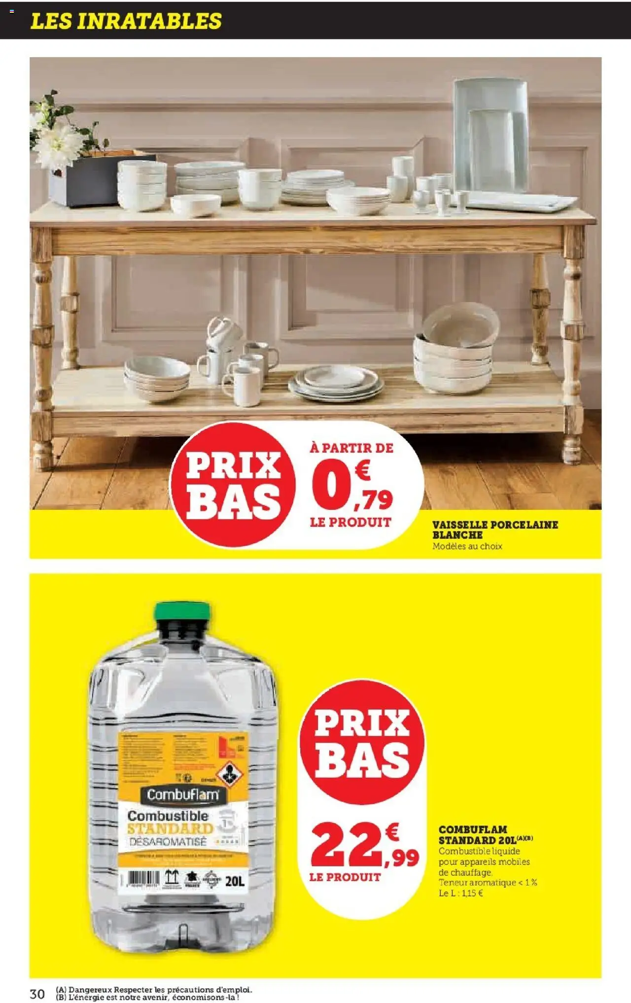  | Page: 30 | Produits: Combustible, Porcelaine, Combustible standard