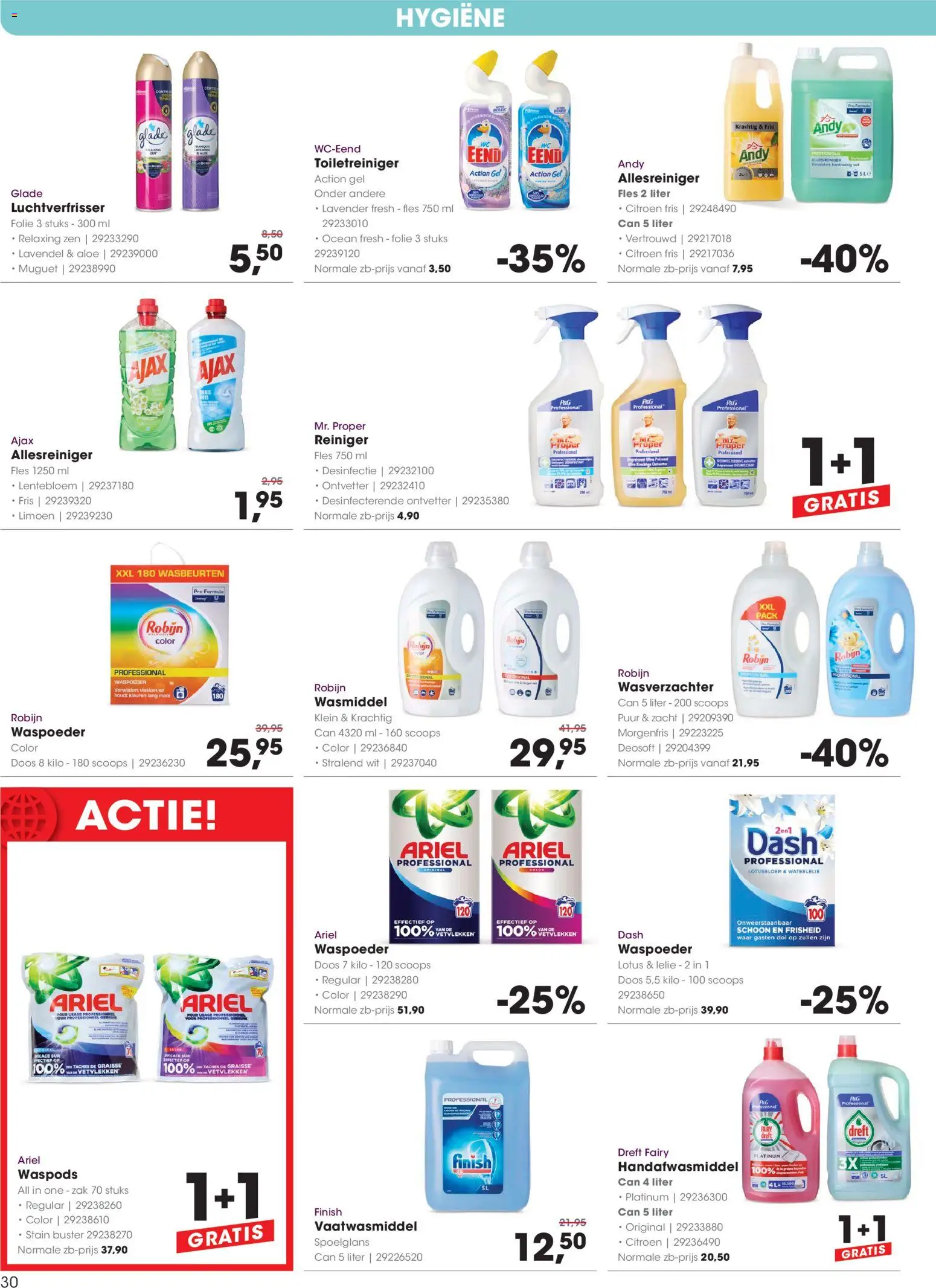 {H1} | Pagina: 30 | Producten: Limoen, Robijn, Fles, Gel